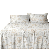 Bộ Chăn Ga Gối 5 món Lụa Tencel 60s Họa Tiết